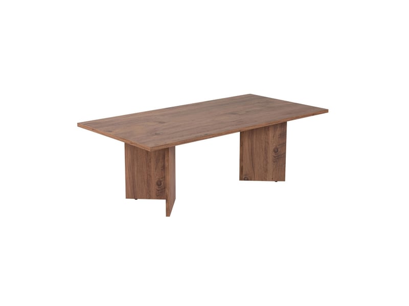  Table basse de salon en bois mdf mélaminé pin atlantique 119 x 60 x 40 cm  - Conforama A