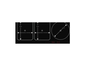 Plaque de cuisson à induction NOVY 1767 - 4 foyer(s) 7400 watts