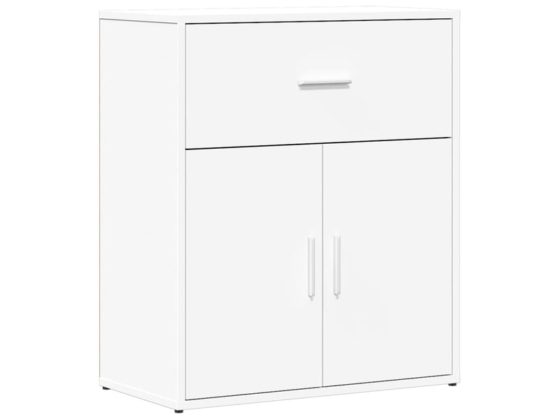  Buffet - bahut - meuble de rangement blanc 60x31x70 cm bois d'ingénierie  - Conforama A