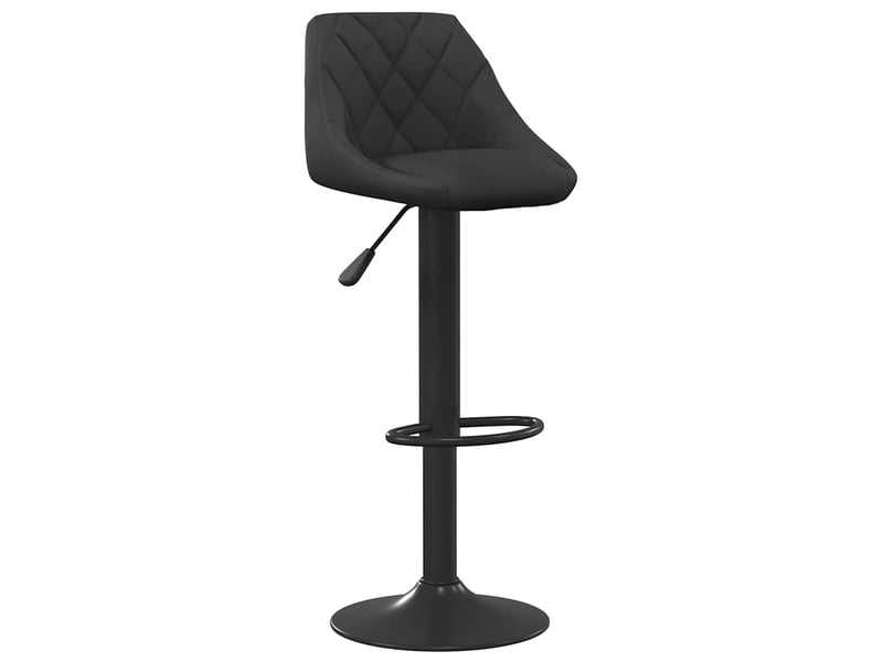  Tabouret de bar, chaise de bar noir velours shl98092  - Conforama A