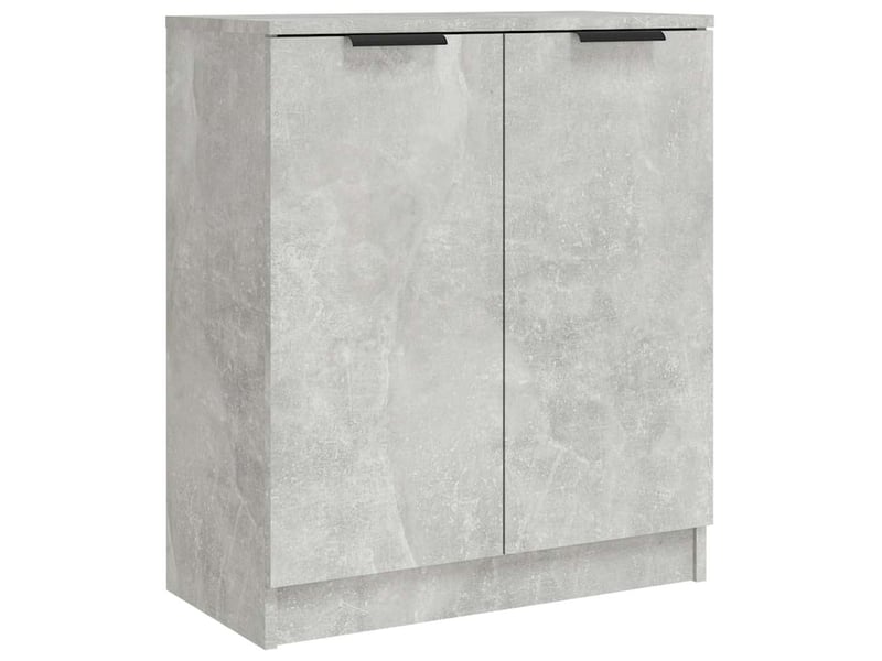  Buffets 3 pcs - bahut - meuble de rangement gris béton bois d'ingénierie  - Conforama D