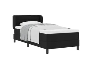 Lit simple 90x190 cm <strong></strong>  <strong></strong> coloris noir