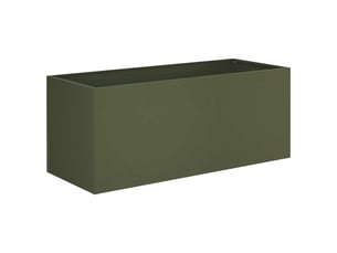 Jardinière - cache-pot de jardin vert olive 80 x 40 x 40 cm