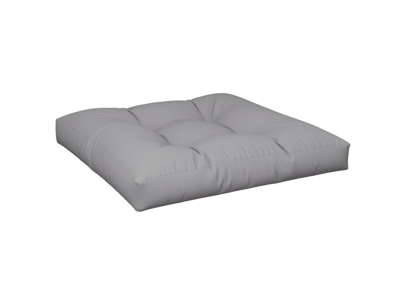  Lot de 2 coussins de palette, coussins de canapé gris tissu cf59533  - Conforama D