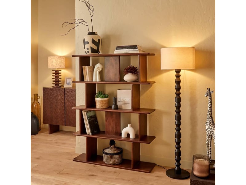Étagère nyero rectangulaire 30x110cm marron NYERO - Conforama E