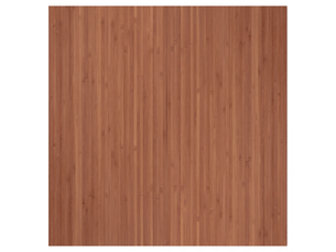 Tapis rectangulaire en bambou marron 100x100 cm - comfortxl