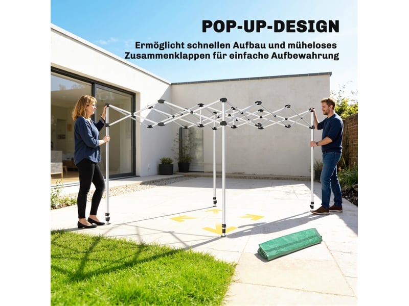  Serre de jardin 295x200x270 cm pliable verte  - Conforama C
