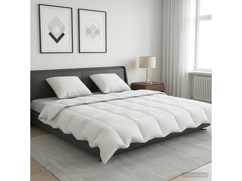  Ensemble de couette 90 % en duvet d’oie fulda 3 pcs - duvet 240 x 260 cm  - Conforama B