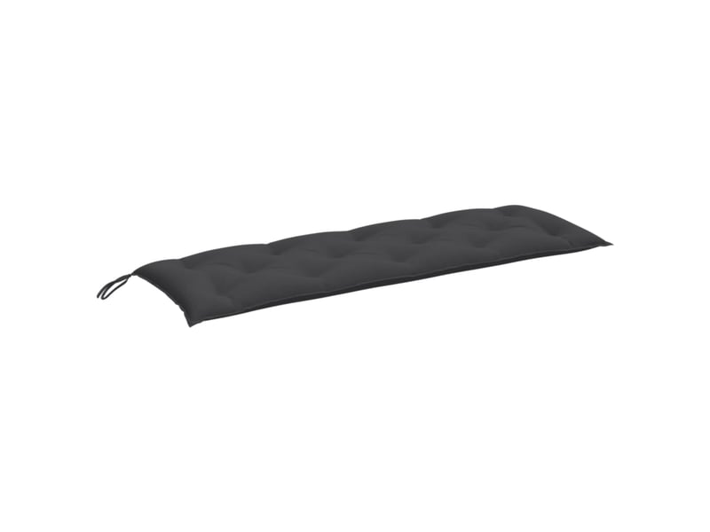  Lot de 2 coussins de banc de jardin, coussins d'assise anthracite mélangé tissu cf58620  - Conforama E