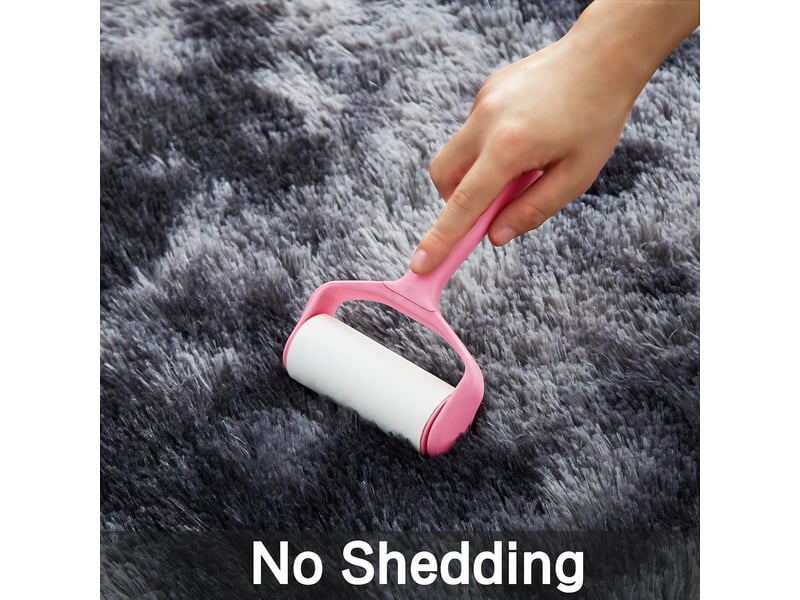  Tapis salon shaggy tapis chambre 120 * 160cm doux moelleux moderne grand tapis de salon longs tapis antidérapant décoration pour salon chambre DNUIT001616M-SCM - Conforama C