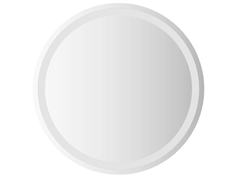 Miroir de salle de bain, miroir de toilette led transparent ø 60 cm verre trempé cf62638 - Conforama A