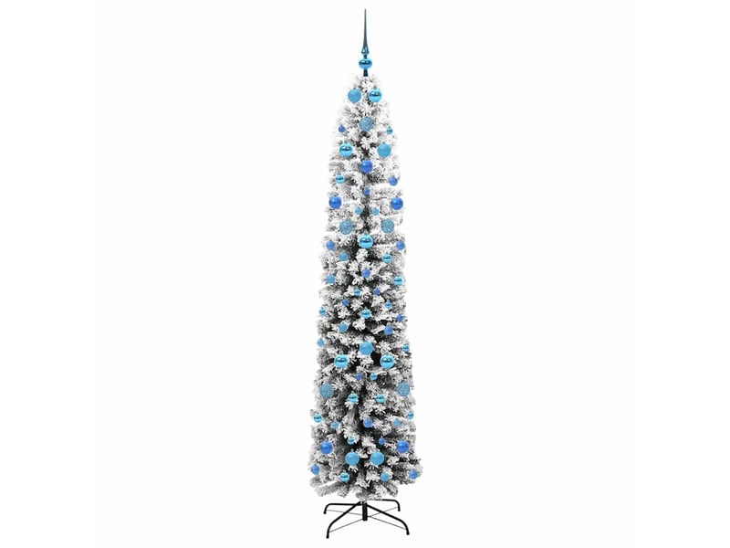 Sapin de noël - arbre de noël artificiel vert 210 cm pvc et acier et plastique - Conforama D