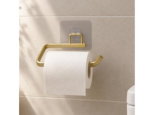 Dérouleur papier wc filaire 14cm or