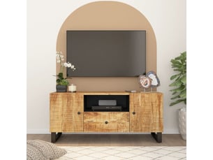 Meuble tv coloris marron 105 cm <strong></strong>  <strong></strong>