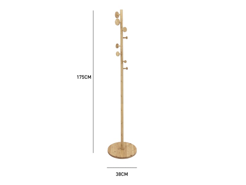 Porte manteau Métal brossé 175 cm SIMON - Conforama I