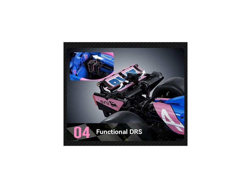  Cada bwt alpine formula one team a525 1:8 bleu bricks 402925 - Conforama B