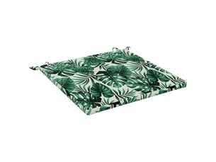 Coussin de siège, coussin d'assise 1 pièce soest 100 % polyester motif feuilles cf55633
