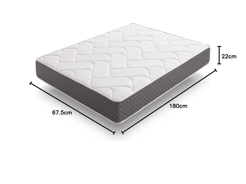  Matelas à mémoire de forme au graphène luxury grafeno therapy - mi-ferme, mémoire de forme au graphène, âme hr 8435720048933 - Conforama C
