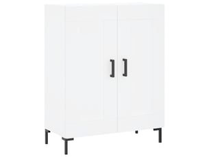 Buffet - bahut - meuble de rangement blanc 69,5x34x90 cm bois d'ingénierie