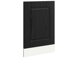 Panneau de lave-vaisselle kalmar chêne noir 45x1,5x57cm