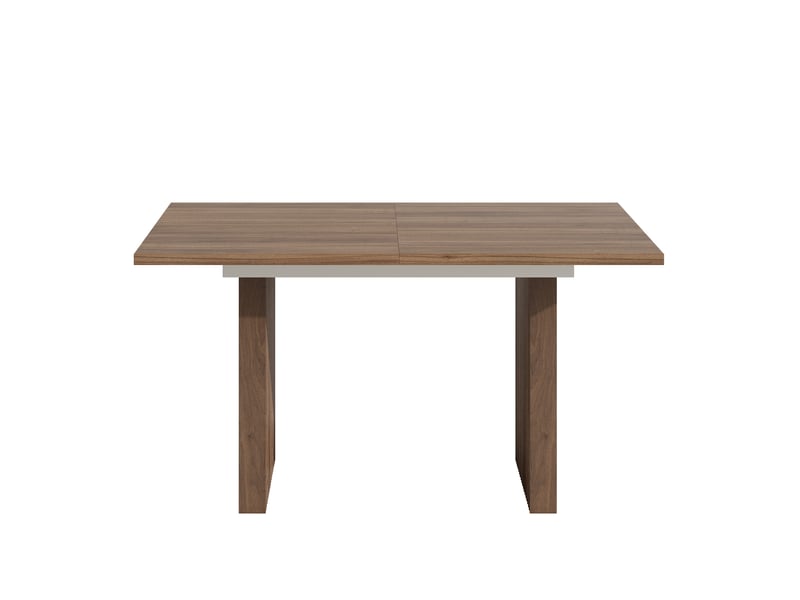 Table extensible 6 à 8 personnes en mdf pour salle à manger 140200×90×75 cm noyer - Conforama A