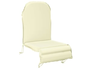 Coussin de transat ensoleillé, coussin pour bain de soleil gemert 100 % polyester crème cf56033