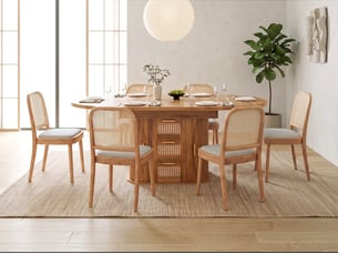Ensemble table ovale 6 chaise(s) BGSRYAO