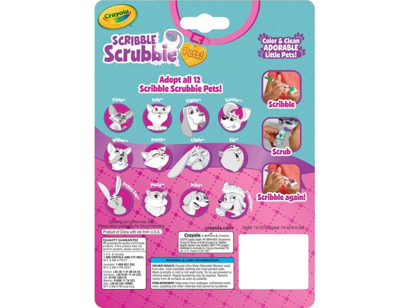  Washimals   - blister 1 animal - pets 919110.012 - Conforama B