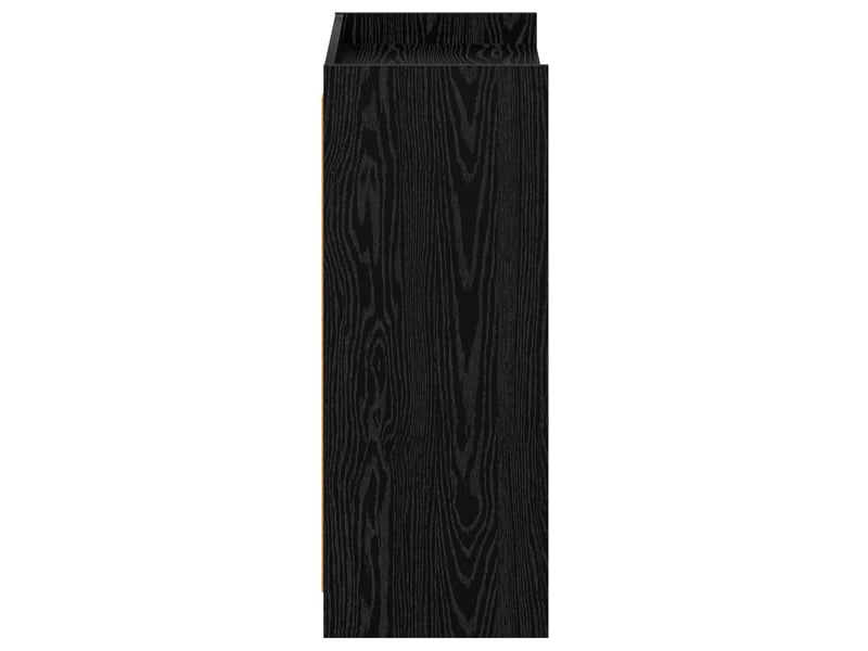  Meuble à chaussure, cabinet à chaussures avec stockage chêne noir 73,5x36x92 cm shl9051  - Conforama E