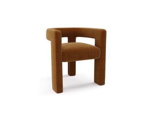 Fauteuil fixe <strong>SIA HOME</strong> <strong>CELIATTTERRA</strong> Tissu orange vendu A l'unité