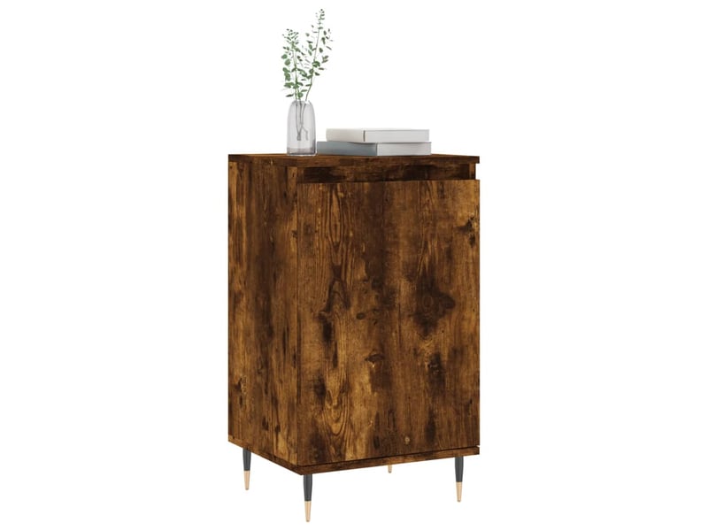  Buffet - bahut - meuble de rangement chêne fumé 40x35x70 cm bois d'ingénierie  - Conforama C