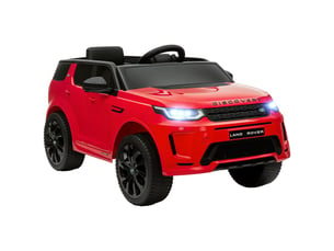 Voiture électrique pour enfants, véhicule 12 v avec télécommande, lumières led, musique et klaxon, 3-6 ans, rouge