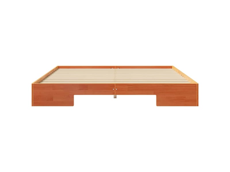  Lit double- lit adulte -  cadre de lit marron 200 x 200 cm  - Conforama D