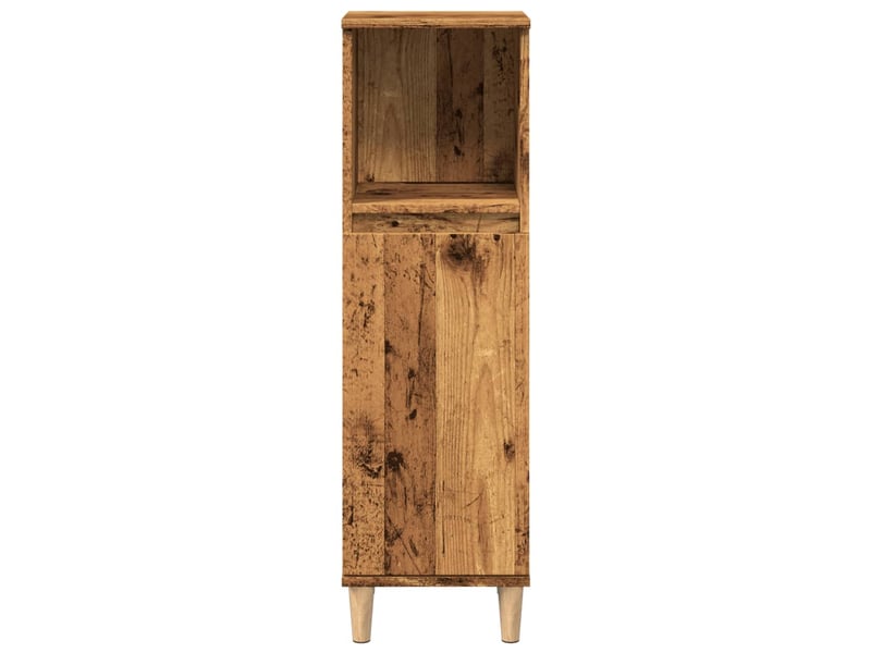  Armoire de salle de bain vieux bois 30x30x100cm bois ingénierie shl2715  - Conforama D