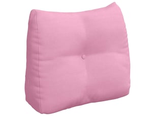 Coussin de dos, coussin de dossier rose 60 x 24 x 50 cm tissu cf54985