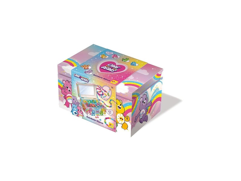  Boite bijoux creatif care bears avec perles et breloques miroir integre LIS8008324118793 - Conforama A