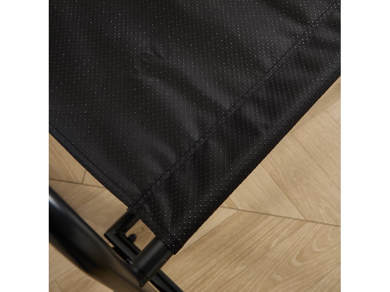Chaise à bascule d'extérieur 75x116x82 cm, coussin épais, structure métal, gris - Conforama D