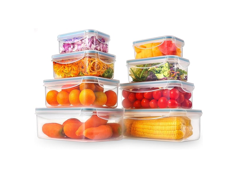  Boîtes alimentaires hermétiques yashe lot de 8, transparent  - Conforama A