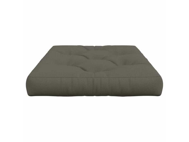 Coussin de siège en palette, coussin d'assise vianen 100 % polyester gris cf55887 - Conforama D