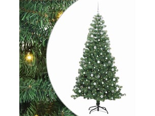 Sapin de noël, arbre de noël vert 240 cm pvc cf61581