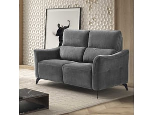 Canapé droit fixe <strong>ALTOBUY</strong> <strong>GARIOS</strong> 2 places Polyester gris