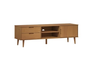 Meuble tv coloris marron 158 cm <strong></strong>  <strong></strong>
