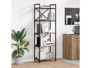 Étagère 5 niveaux, étagère de rangement 56 x 34 x 171 cm bois d'ingénierie shl4841