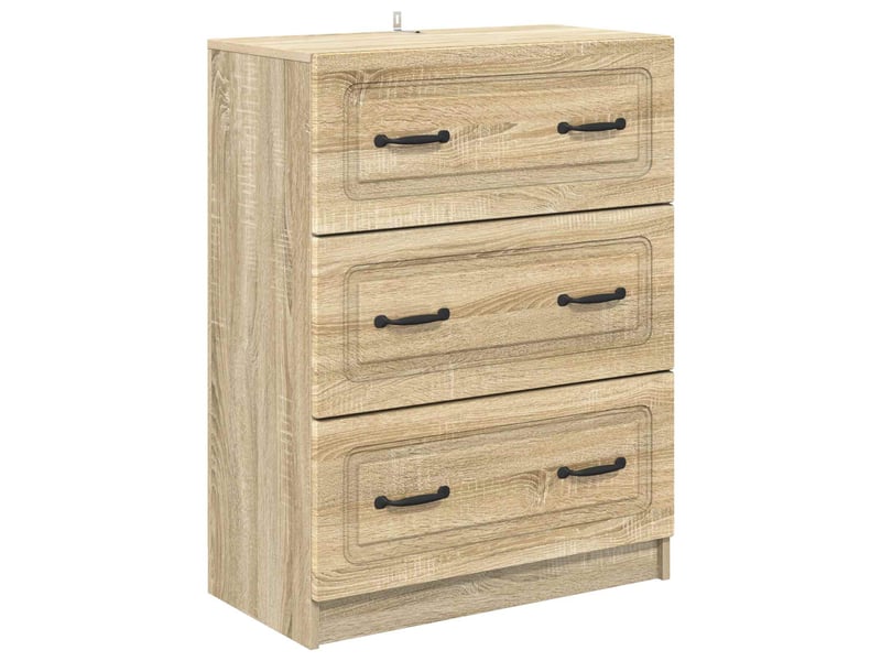  Armoire de rangement bureau, armoire à tiroirs 66 x 34,5 x 87 cm bois d'ingénierie shl7067  - Conforama A