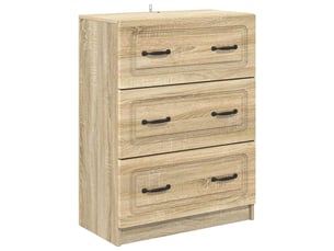 Armoire de rangement bureau, armoire à tiroirs 66 x 34,5 x 87 cm bois d'ingénierie shl7067
