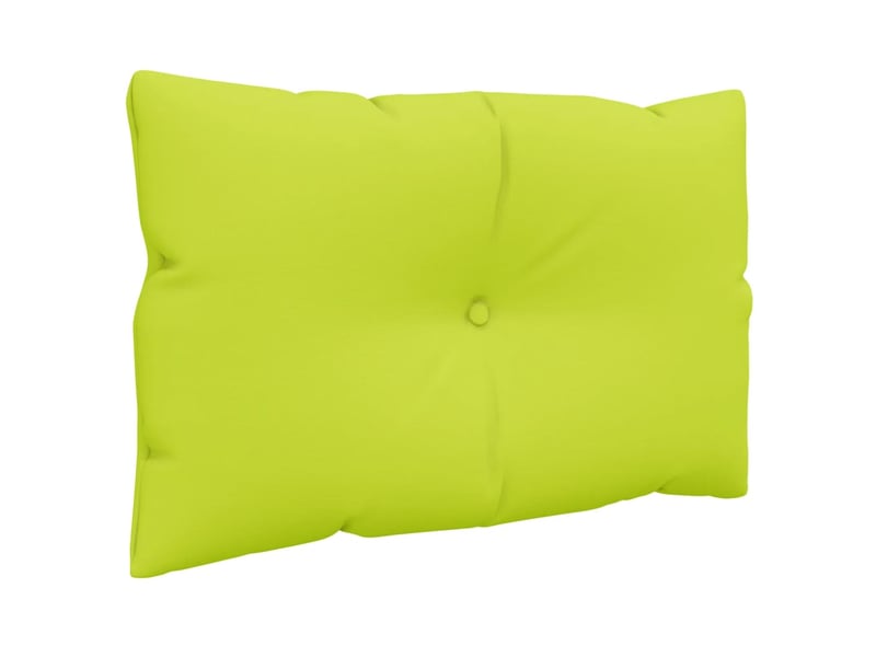  Lot de 2 coussins de palette, coussins de canapé vert vif tissu cf59647  - Conforama D