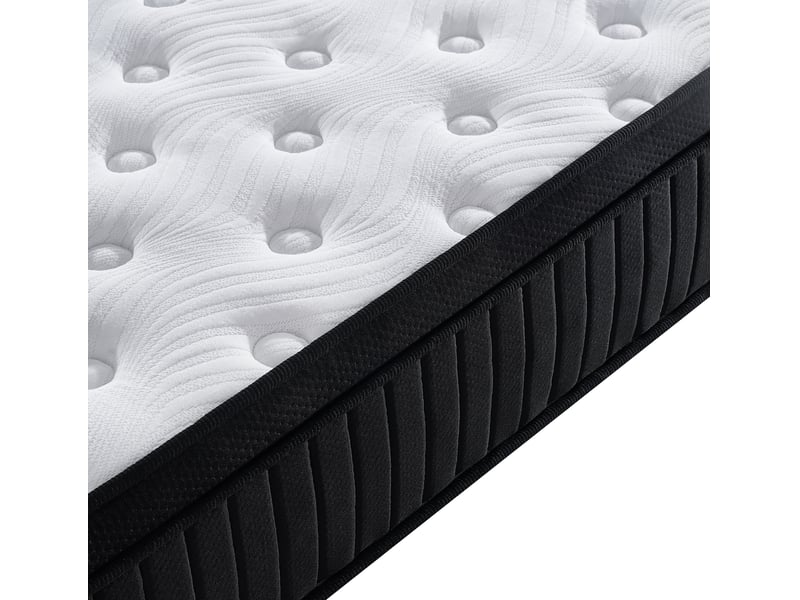  Ensemble matelas à ressorts + sommier 90x190 cm, mousse à mémoire de forme,épaisseur 25cm  - Conforama D
