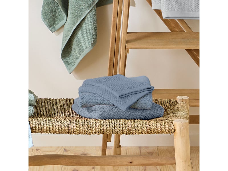  Lot 2 serviettes de bain et 2 gants de toilette  - Conforama B