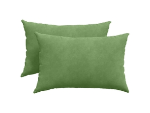 Lot de 2 coussins de canapé, coussins décoratifs vert clair 60 x 40 cm cf59172