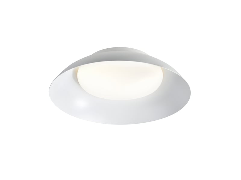  Plafonnier nivora 45 métal blanc , h. 12 - ip20 - e27 nordlux intérieur 2610166001 - Conforama A